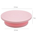 DIY Cookies Baking Plastic Pan Decorating Plate Rotating Table Round Cake Stand Tool Cake Rotary Turntable